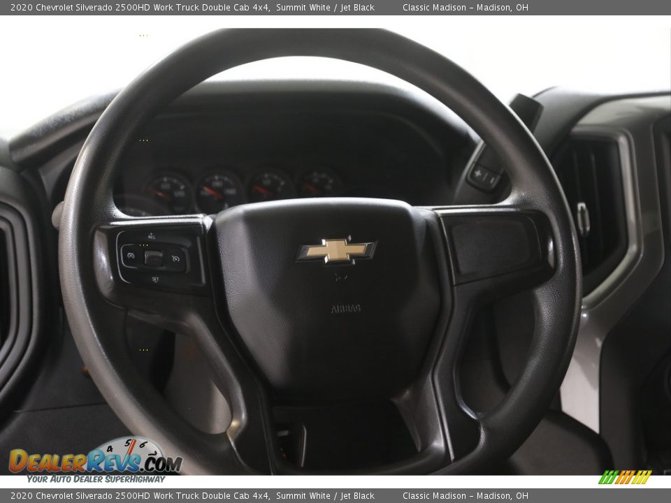 2020 Chevrolet Silverado 2500HD Work Truck Double Cab 4x4 Summit White / Jet Black Photo #8