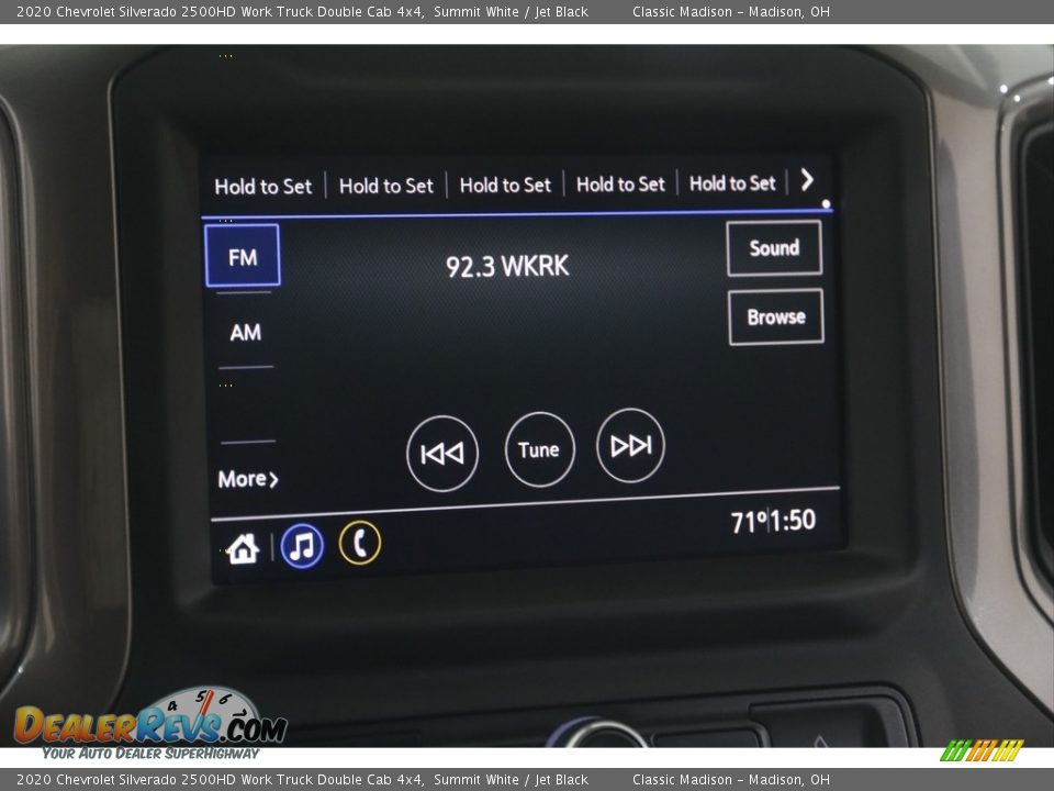 2020 Chevrolet Silverado 2500HD Work Truck Double Cab 4x4 Summit White / Jet Black Photo #11