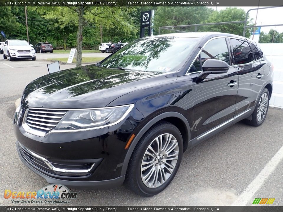 2017 Lincoln MKX Reserve AWD Midnight Sapphire Blue / Ebony Photo #1