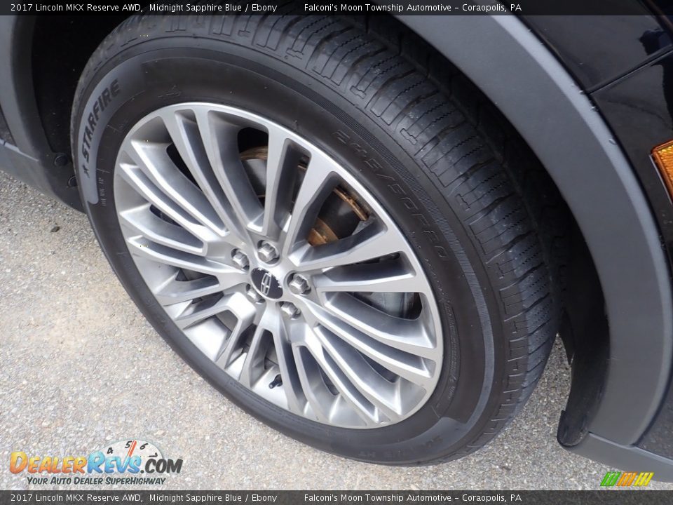 2017 Lincoln MKX Reserve AWD Midnight Sapphire Blue / Ebony Photo #5