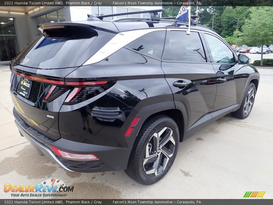 2022 Hyundai Tucson Limited AWD Phantom Black / Gray Photo #2