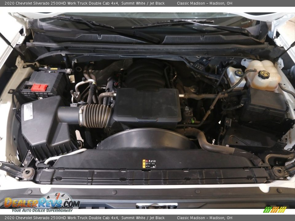 2020 Chevrolet Silverado 2500HD Work Truck Double Cab 4x4 Summit White / Jet Black Photo #19