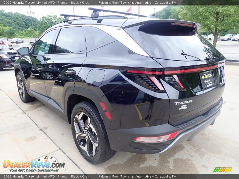 2022 Hyundai Tucson Limited AWD Phantom Black / Gray Photo #5