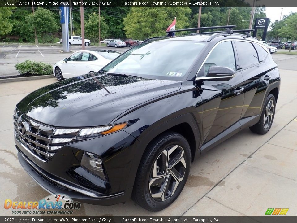 2022 Hyundai Tucson Limited AWD Phantom Black / Gray Photo #7