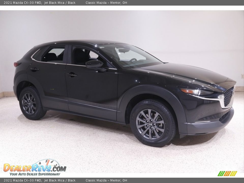 2021 Mazda CX-30 FWD Jet Black Mica / Black Photo #1