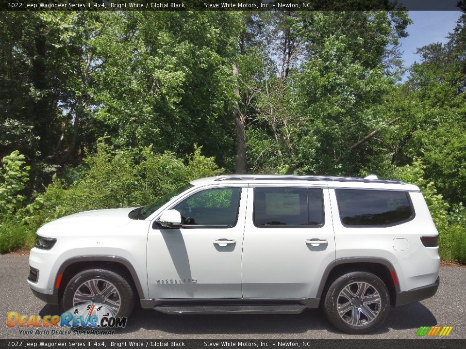 2022 Jeep Wagoneer Series III 4x4 Bright White / Global Black Photo #1