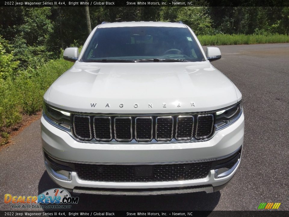 2022 Jeep Wagoneer Series III 4x4 Bright White / Global Black Photo #3