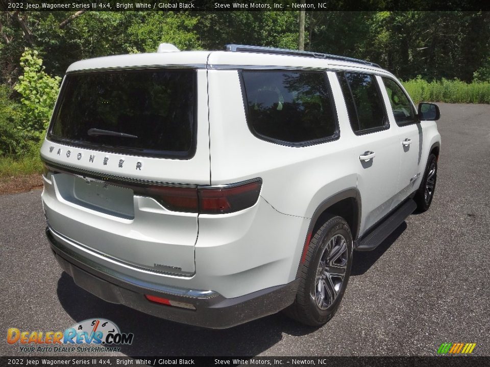 2022 Jeep Wagoneer Series III 4x4 Bright White / Global Black Photo #6