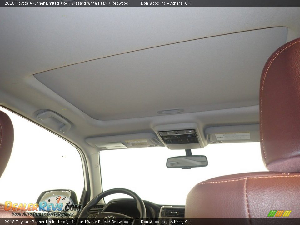 2018 Toyota 4Runner Limited 4x4 Blizzard White Pearl / Redwood Photo #2