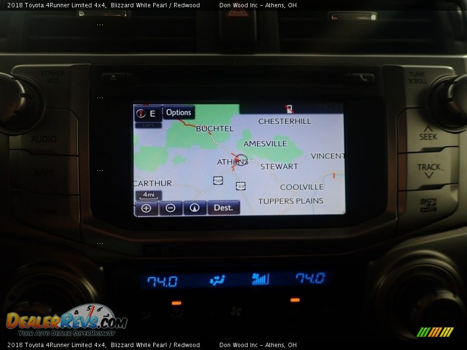 2018 Toyota 4Runner Limited 4x4 Blizzard White Pearl / Redwood Photo #3