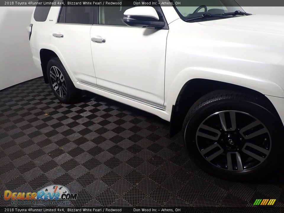 2018 Toyota 4Runner Limited 4x4 Blizzard White Pearl / Redwood Photo #6
