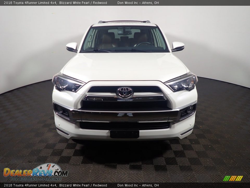2018 Toyota 4Runner Limited 4x4 Blizzard White Pearl / Redwood Photo #7
