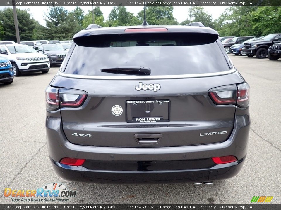 2022 Jeep Compass Limited 4x4 Granite Crystal Metallic / Black Photo #4