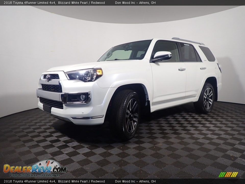2018 Toyota 4Runner Limited 4x4 Blizzard White Pearl / Redwood Photo #10