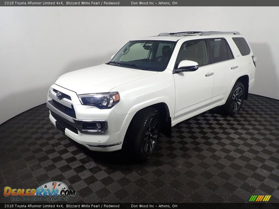 2018 Toyota 4Runner Limited 4x4 Blizzard White Pearl / Redwood Photo #11