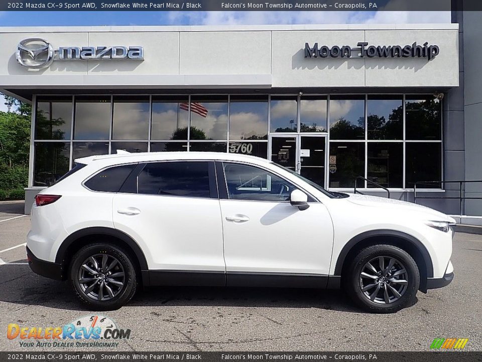 2022 Mazda CX-9 Sport AWD Snowflake White Pearl Mica / Black Photo #1