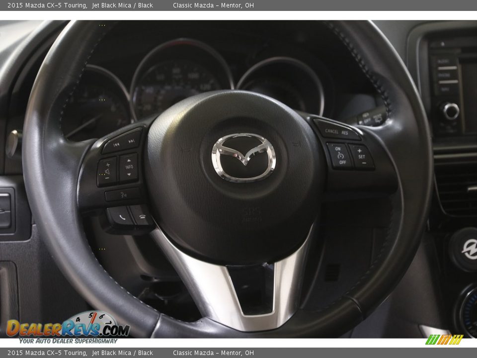 2015 Mazda CX-5 Touring Jet Black Mica / Black Photo #7