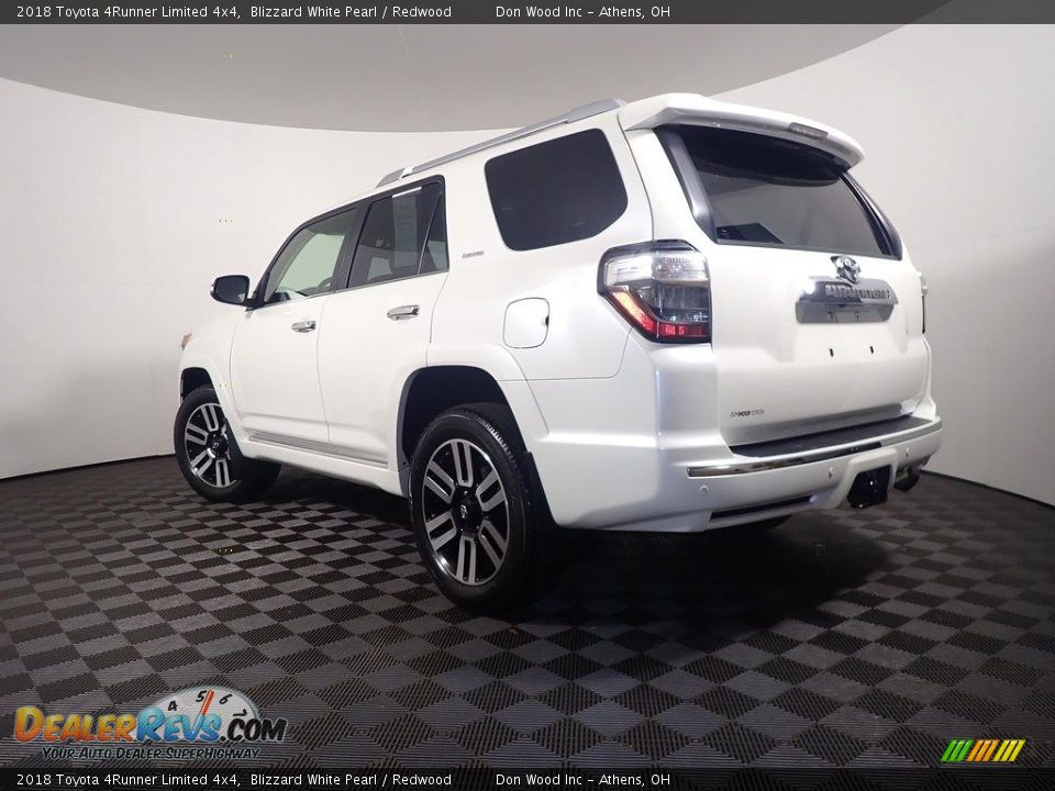2018 Toyota 4Runner Limited 4x4 Blizzard White Pearl / Redwood Photo #13