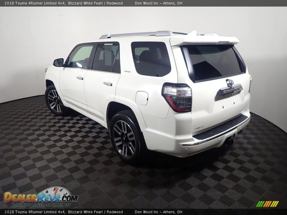 2018 Toyota 4Runner Limited 4x4 Blizzard White Pearl / Redwood Photo #14