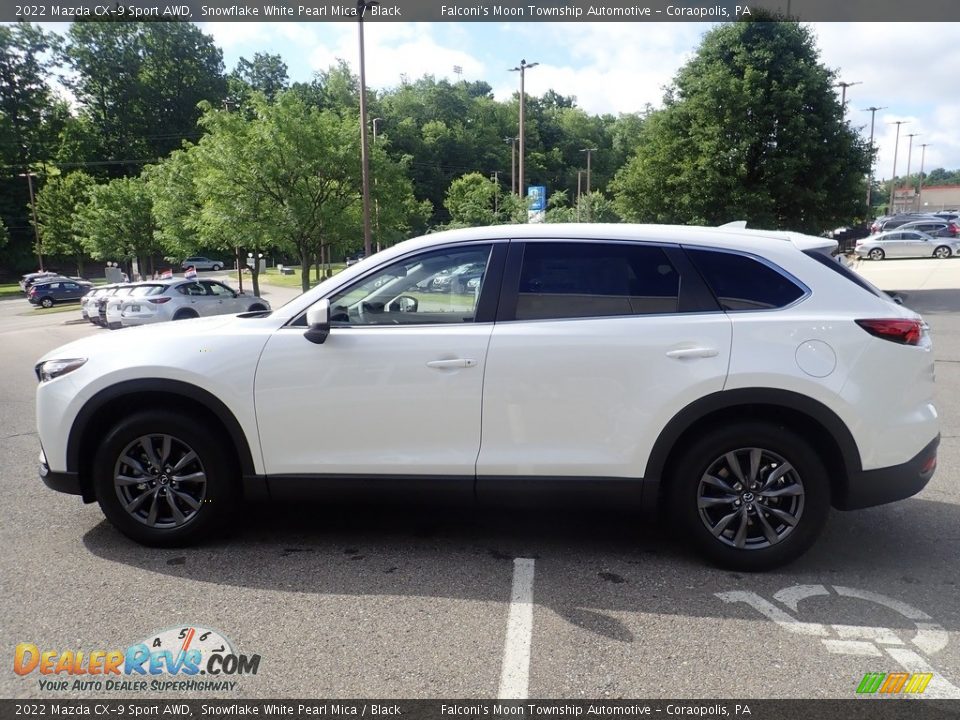 2022 Mazda CX-9 Sport AWD Snowflake White Pearl Mica / Black Photo #6