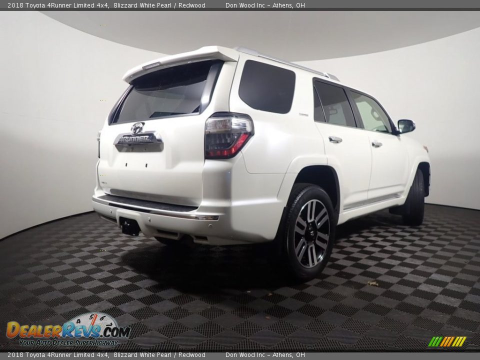 2018 Toyota 4Runner Limited 4x4 Blizzard White Pearl / Redwood Photo #18