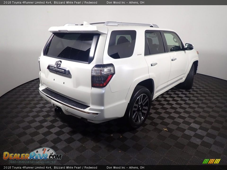 2018 Toyota 4Runner Limited 4x4 Blizzard White Pearl / Redwood Photo #19