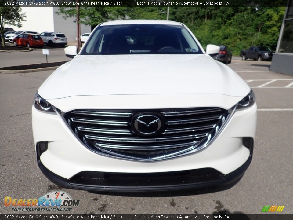 2022 Mazda CX-9 Sport AWD Snowflake White Pearl Mica / Black Photo #8