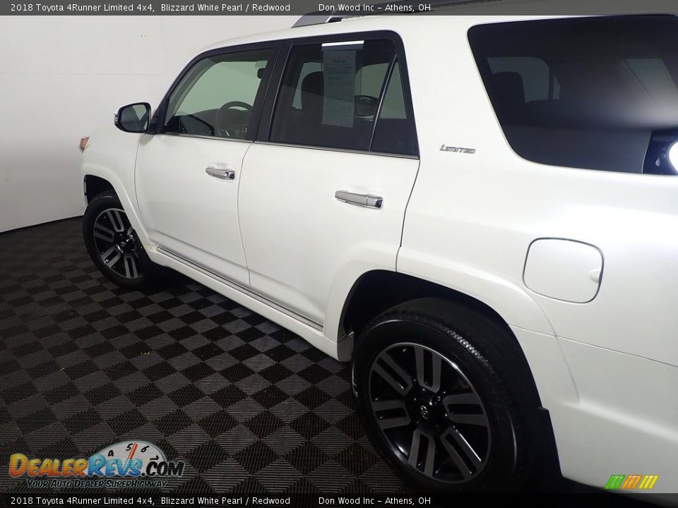 2018 Toyota 4Runner Limited 4x4 Blizzard White Pearl / Redwood Photo #20