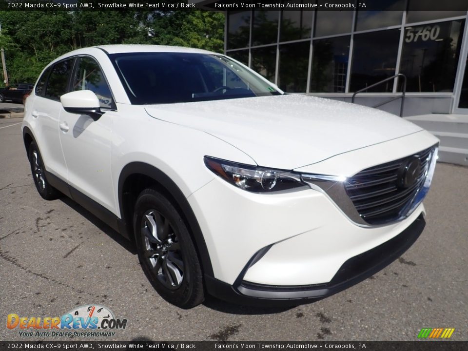 2022 Mazda CX-9 Sport AWD Snowflake White Pearl Mica / Black Photo #9