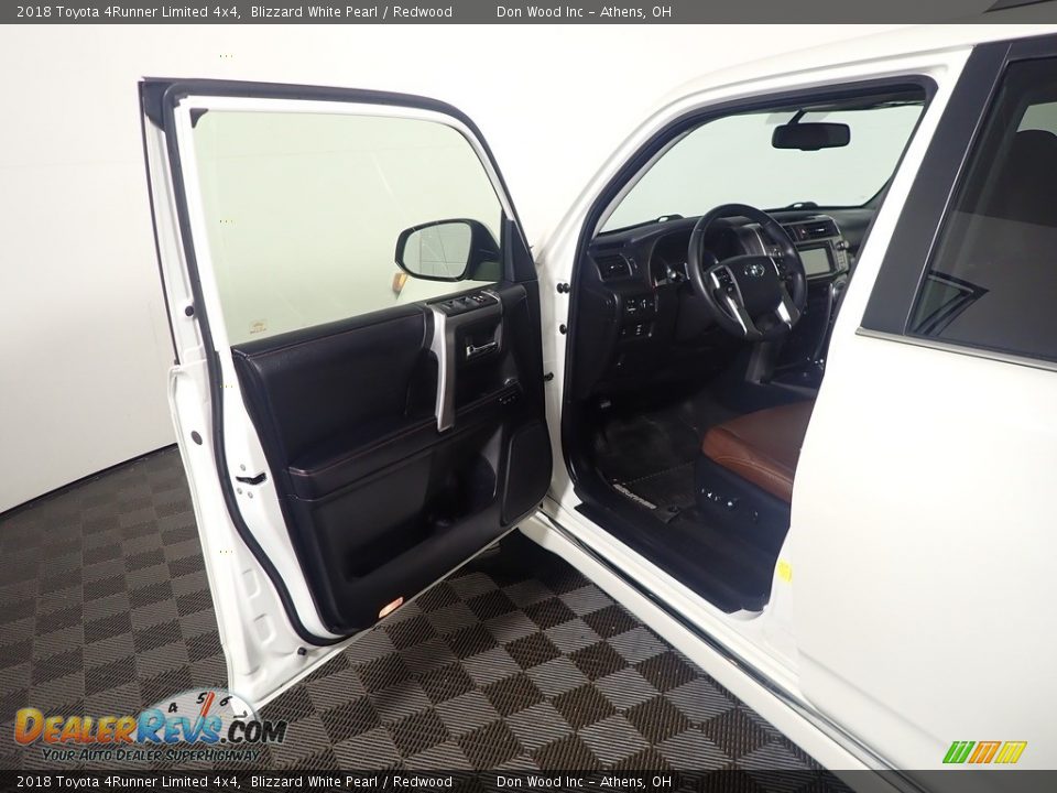 2018 Toyota 4Runner Limited 4x4 Blizzard White Pearl / Redwood Photo #22