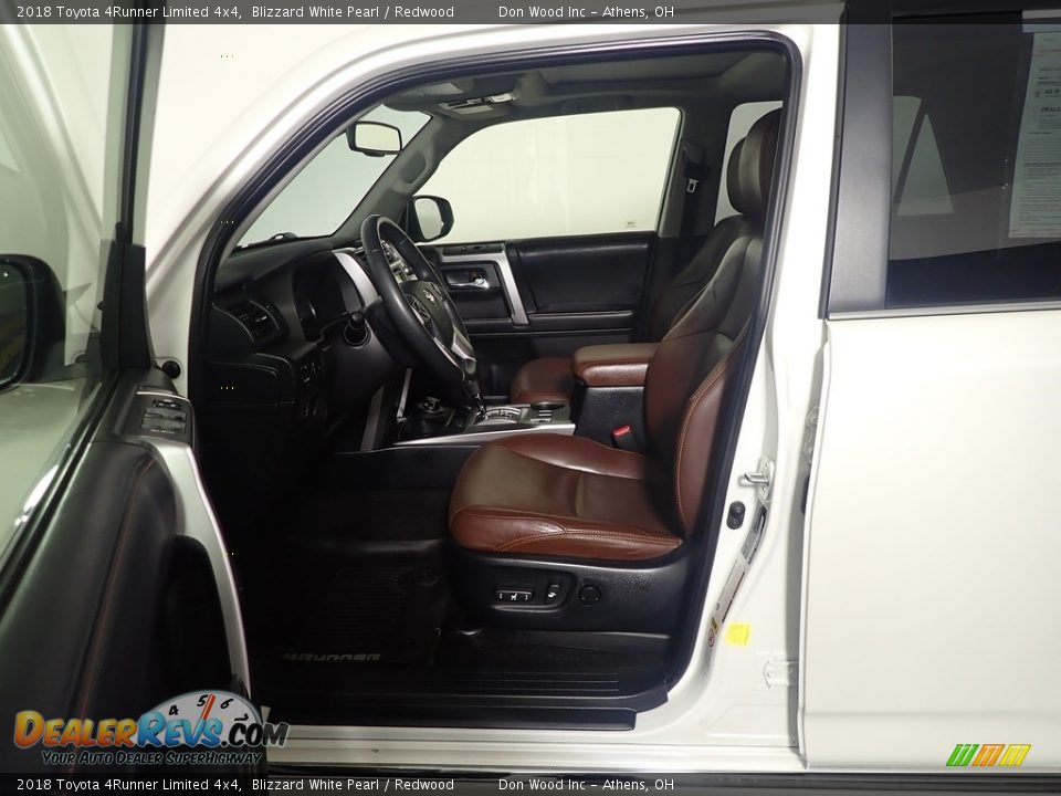 2018 Toyota 4Runner Limited 4x4 Blizzard White Pearl / Redwood Photo #24