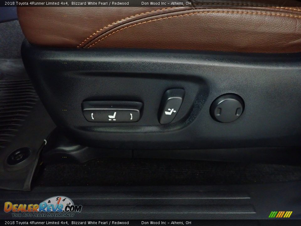 2018 Toyota 4Runner Limited 4x4 Blizzard White Pearl / Redwood Photo #25