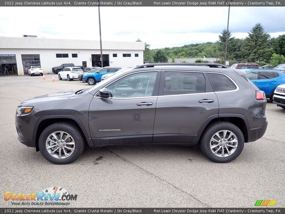 2022 Jeep Cherokee Latitude Lux 4x4 Granite Crystal Metallic / Ski Gray/Black Photo #2