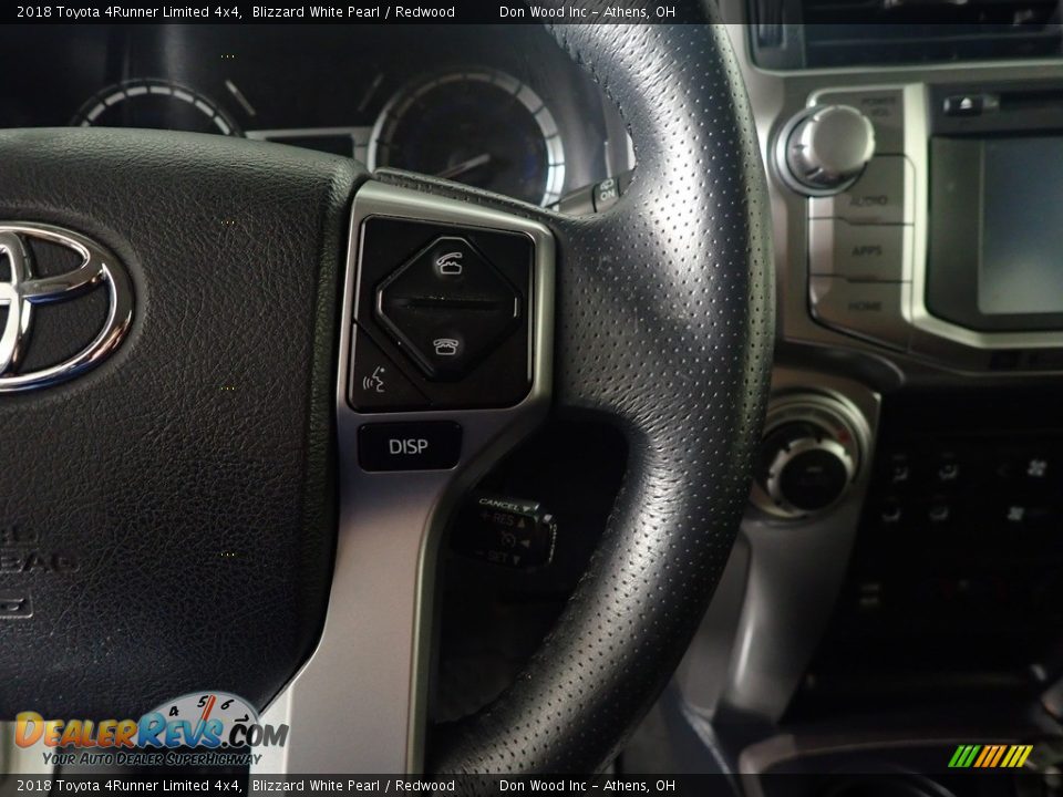 2018 Toyota 4Runner Limited 4x4 Blizzard White Pearl / Redwood Photo #32