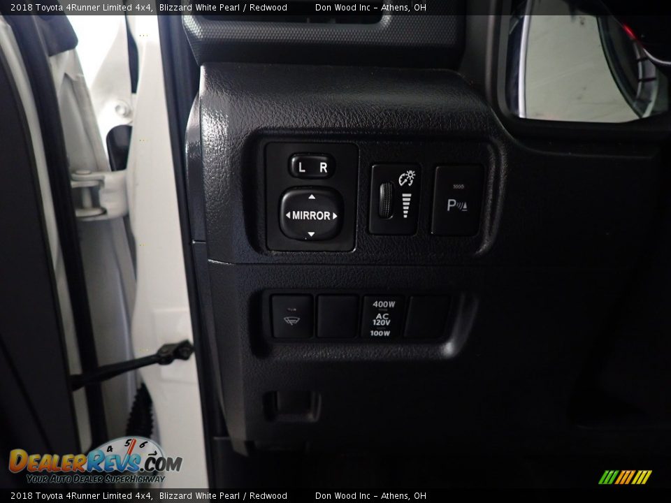2018 Toyota 4Runner Limited 4x4 Blizzard White Pearl / Redwood Photo #33
