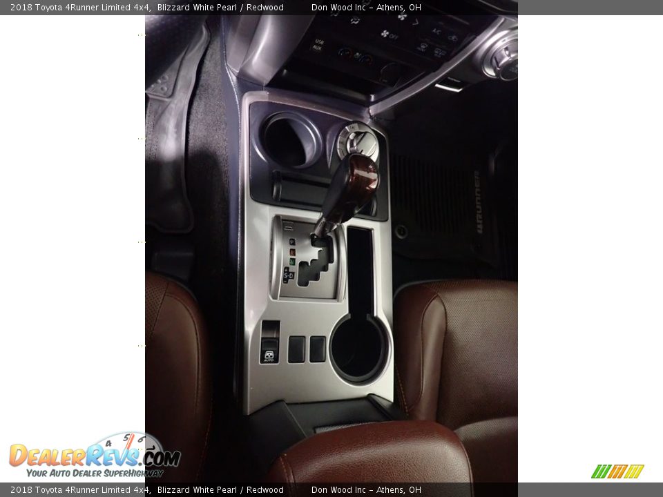 2018 Toyota 4Runner Limited 4x4 Blizzard White Pearl / Redwood Photo #34