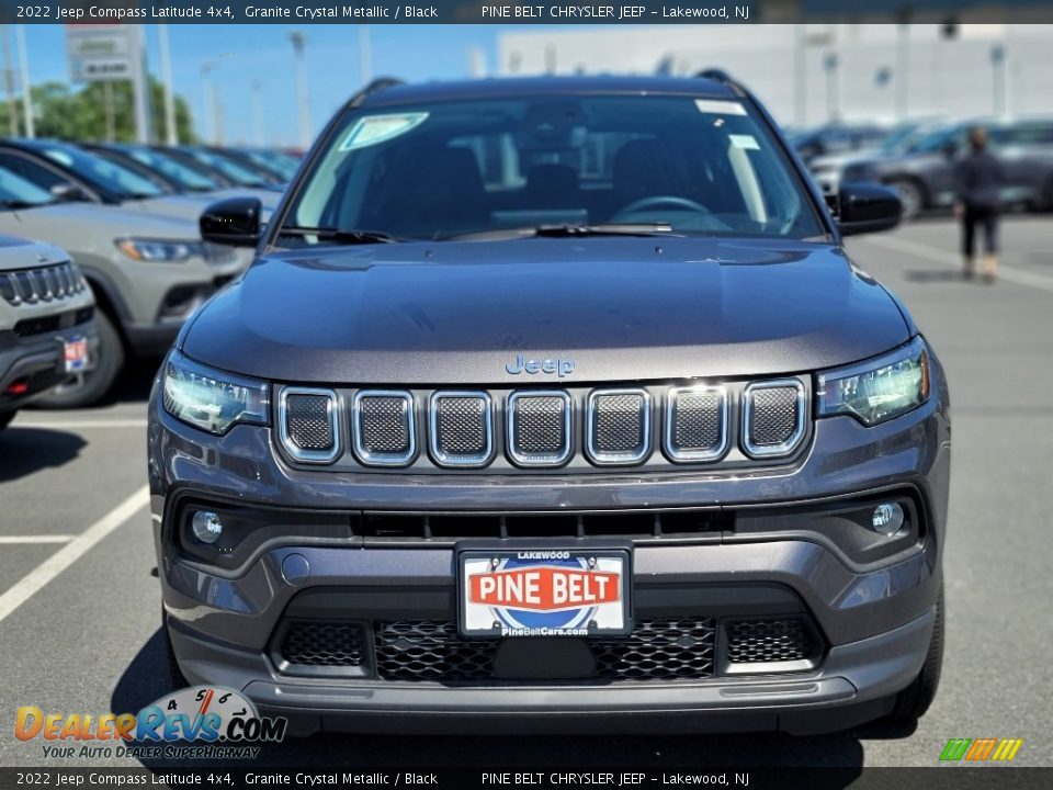 2022 Jeep Compass Latitude 4x4 Granite Crystal Metallic / Black Photo #2