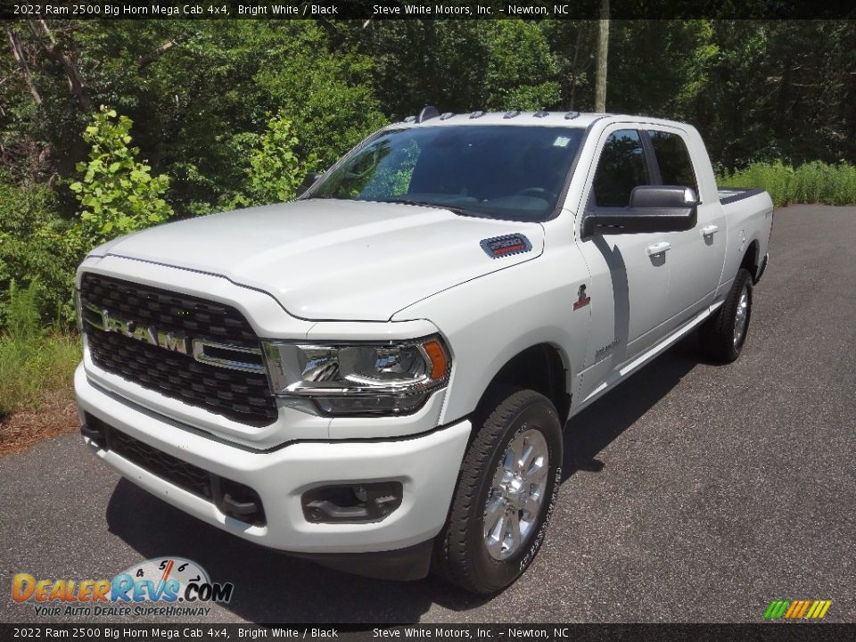 2022 Ram 2500 Big Horn Mega Cab 4x4 Bright White / Black Photo #2