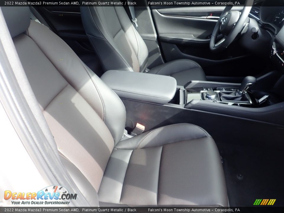 2022 Mazda Mazda3 Premium Sedan AWD Platinum Quartz Metallic / Black Photo #10
