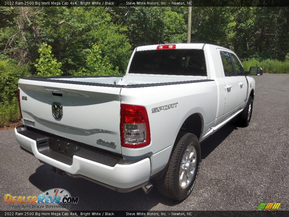 2022 Ram 2500 Big Horn Mega Cab 4x4 Bright White / Black Photo #6