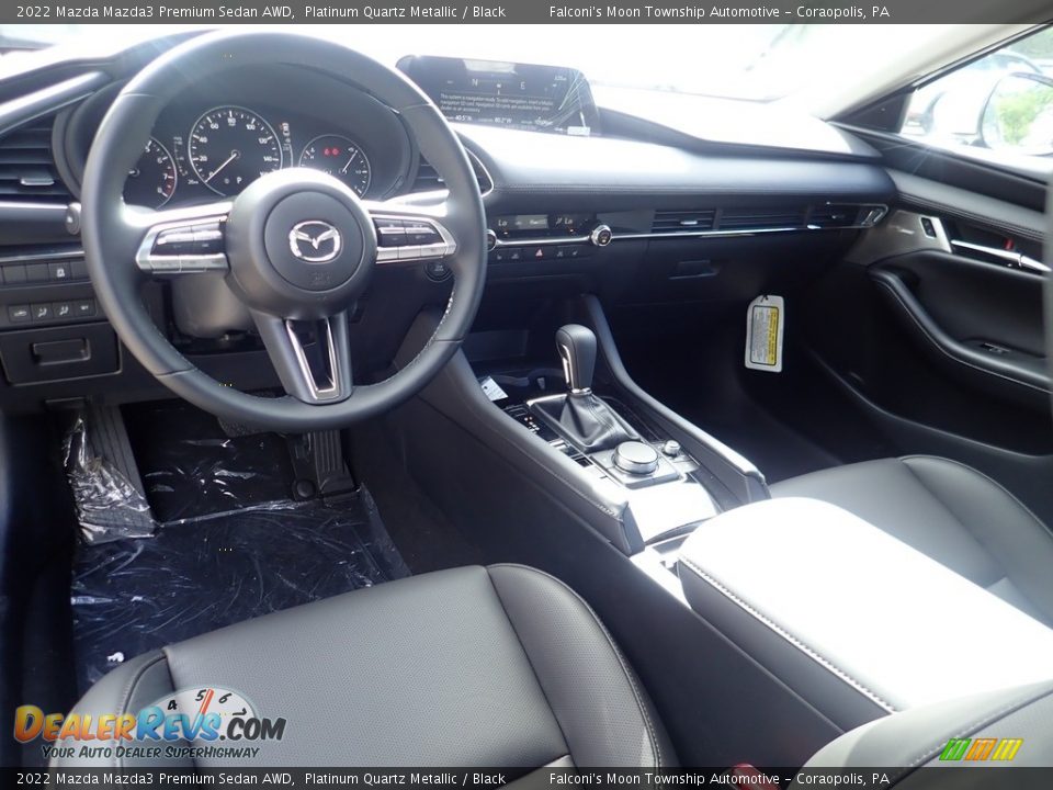 2022 Mazda Mazda3 Premium Sedan AWD Platinum Quartz Metallic / Black Photo #15