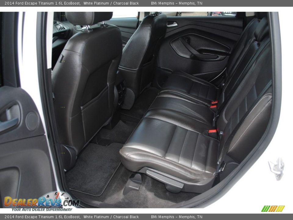 2014 Ford Escape Titanium 1.6L EcoBoost White Platinum / Charcoal Black Photo #20