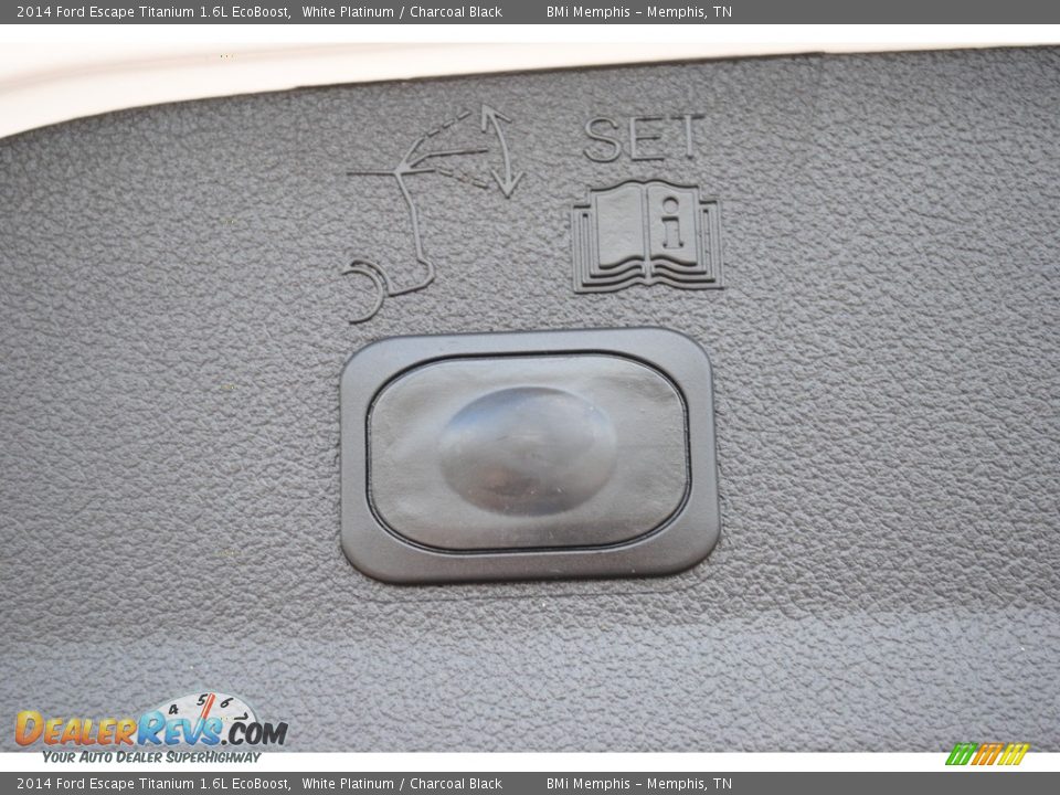 2014 Ford Escape Titanium 1.6L EcoBoost White Platinum / Charcoal Black Photo #22