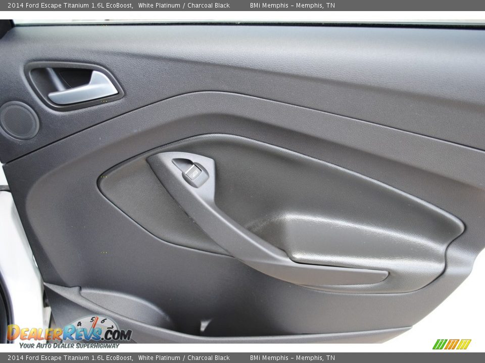 2014 Ford Escape Titanium 1.6L EcoBoost White Platinum / Charcoal Black Photo #23