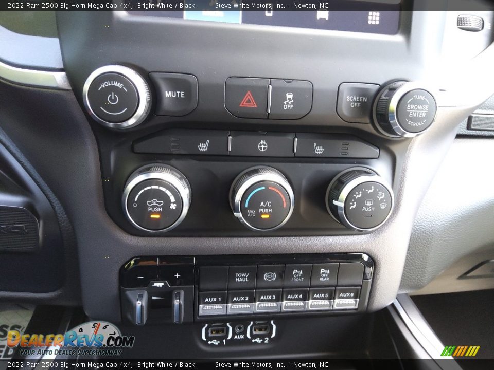 Controls of 2022 Ram 2500 Big Horn Mega Cab 4x4 Photo #26