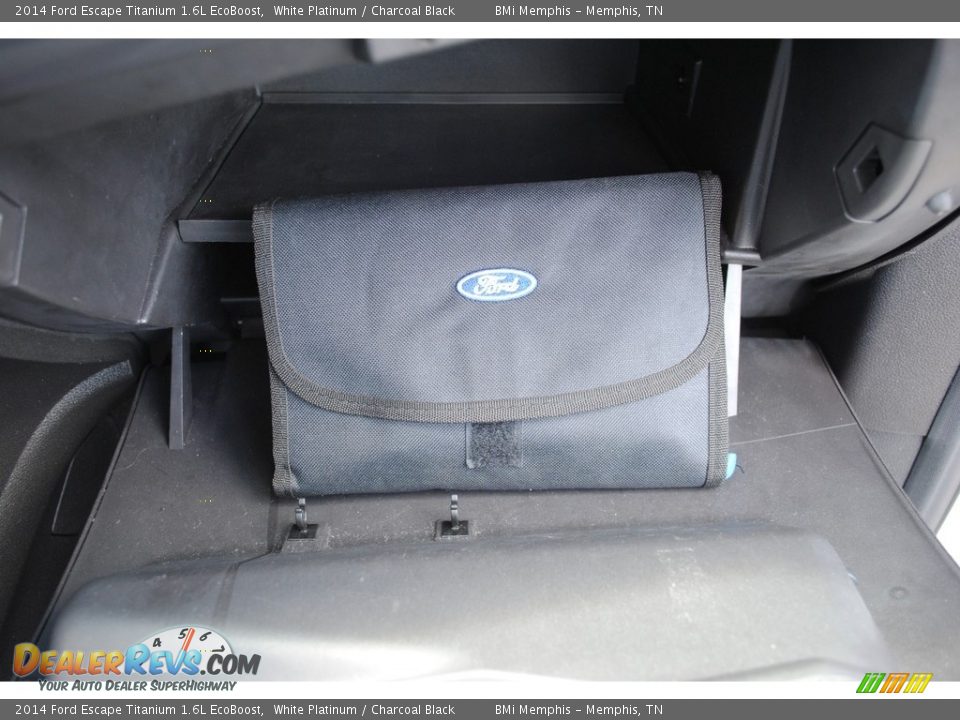2014 Ford Escape Titanium 1.6L EcoBoost White Platinum / Charcoal Black Photo #27
