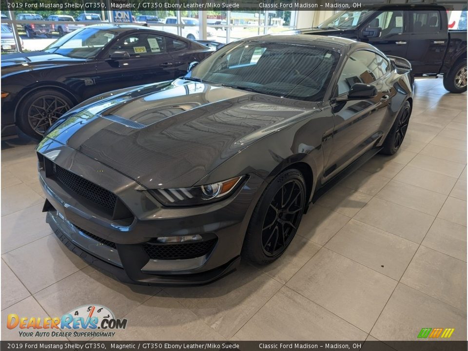 2019 Ford Mustang Shelby GT350 Magnetic / GT350 Ebony Leather/Miko Suede Photo #3