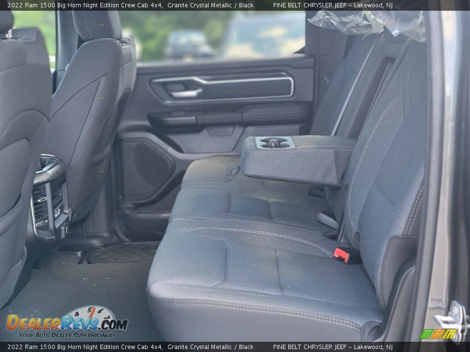 2022 Ram 1500 Big Horn Night Edition Crew Cab 4x4 Granite Crystal Metallic / Black Photo #6