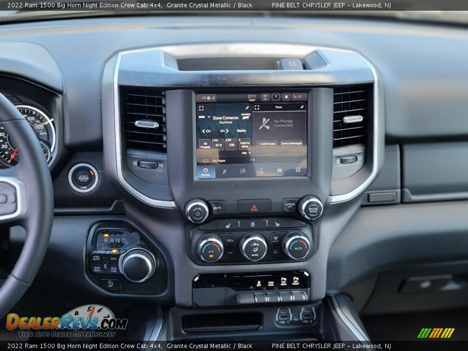 2022 Ram 1500 Big Horn Night Edition Crew Cab 4x4 Granite Crystal Metallic / Black Photo #7