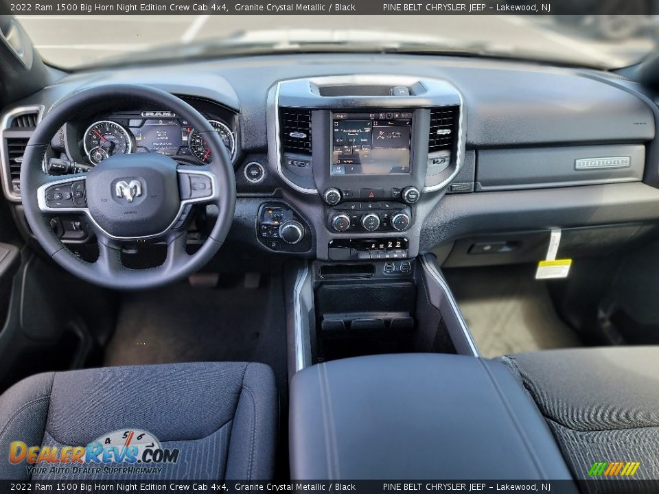 2022 Ram 1500 Big Horn Night Edition Crew Cab 4x4 Granite Crystal Metallic / Black Photo #9